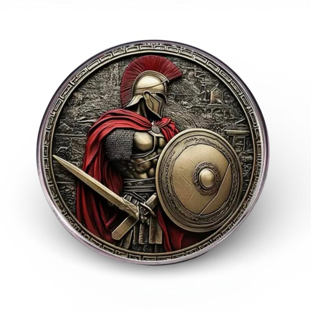 NEW - ARMOR OF GOD Stainless Steel PIN BROCH - EPH6:13-17